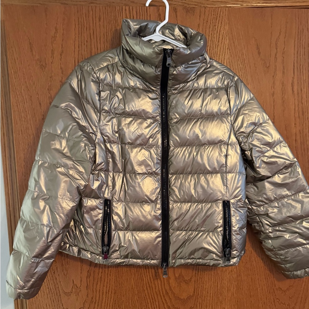 Metallic Puffer Jacket